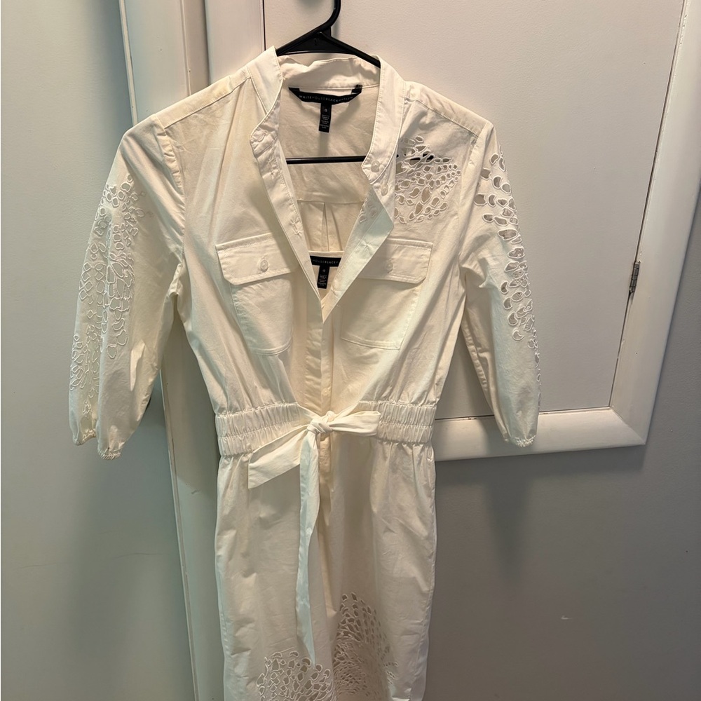 White House Black Market Classic White Garment